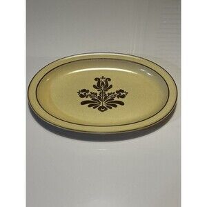 Vintage Discontinued Pfaltzgraff Village 12”Oval Serving Platter Made In USA
